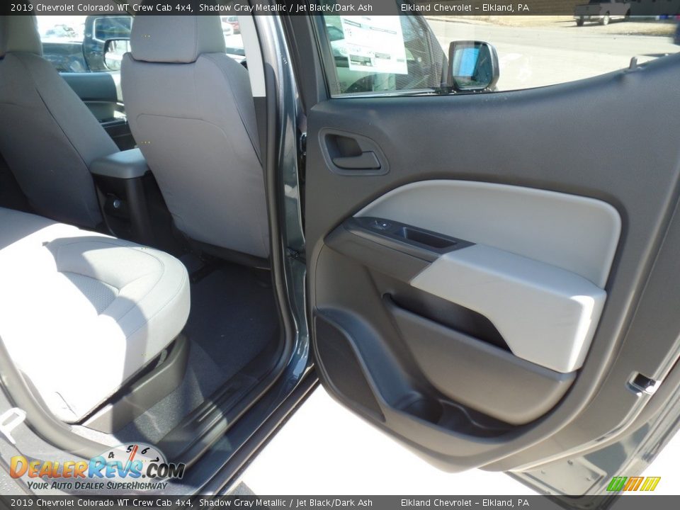 2019 Chevrolet Colorado WT Crew Cab 4x4 Shadow Gray Metallic / Jet Black/Dark Ash Photo #35
