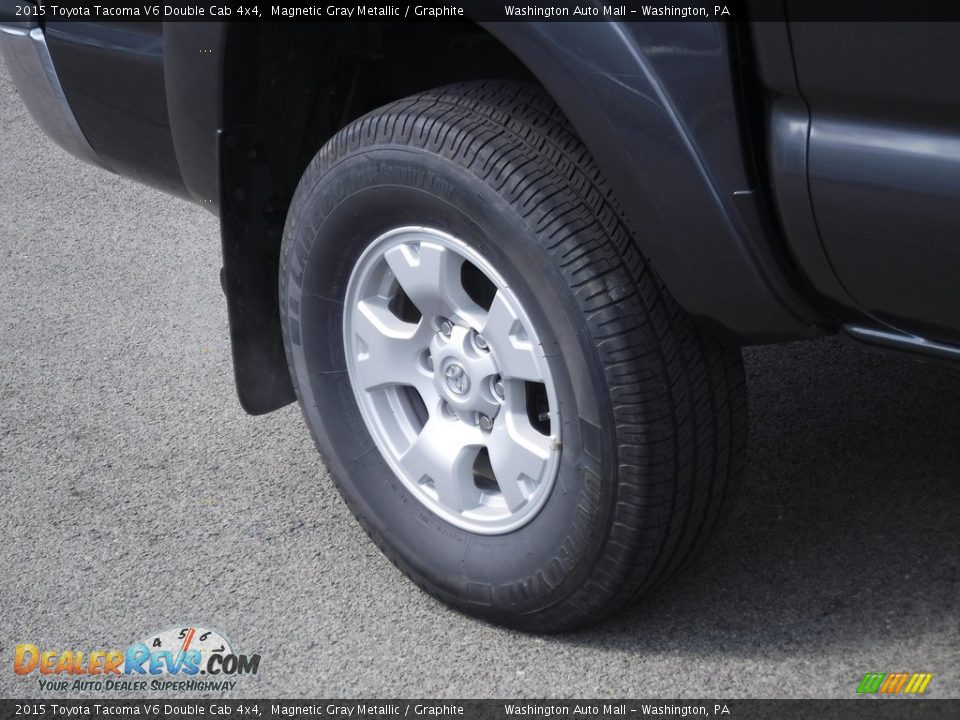 2015 Toyota Tacoma V6 Double Cab 4x4 Magnetic Gray Metallic / Graphite Photo #3
