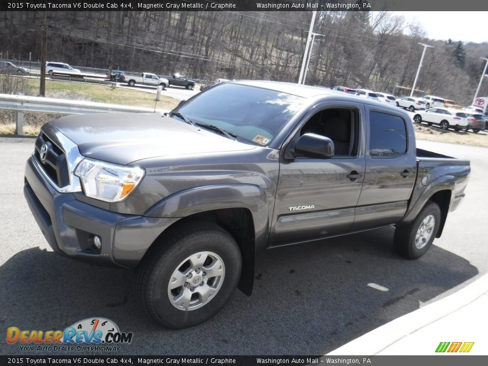 2015 Toyota Tacoma V6 Double Cab 4x4 Magnetic Gray Metallic / Graphite Photo #5