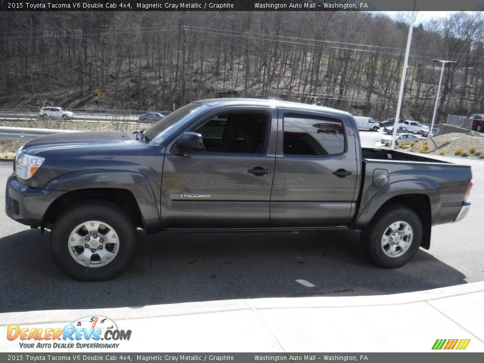 2015 Toyota Tacoma V6 Double Cab 4x4 Magnetic Gray Metallic / Graphite Photo #6