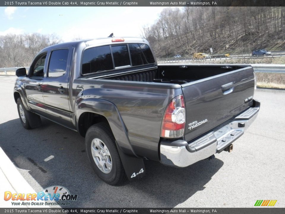 2015 Toyota Tacoma V6 Double Cab 4x4 Magnetic Gray Metallic / Graphite Photo #7