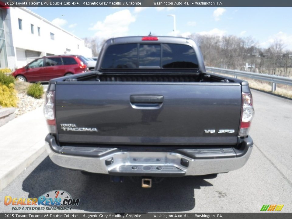 2015 Toyota Tacoma V6 Double Cab 4x4 Magnetic Gray Metallic / Graphite Photo #8