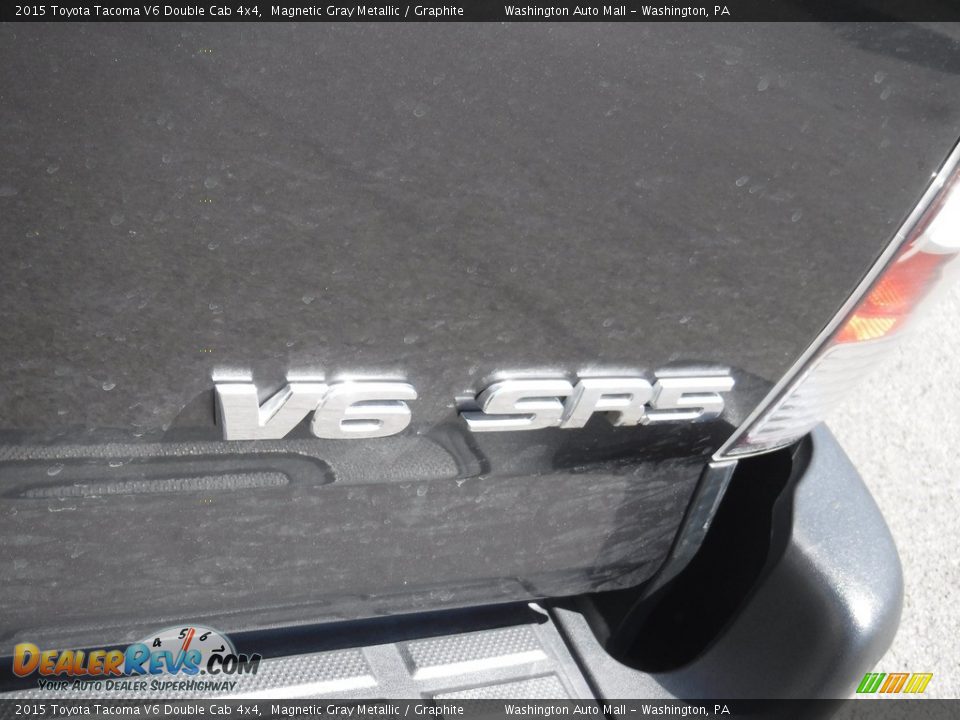 2015 Toyota Tacoma V6 Double Cab 4x4 Magnetic Gray Metallic / Graphite Photo #9