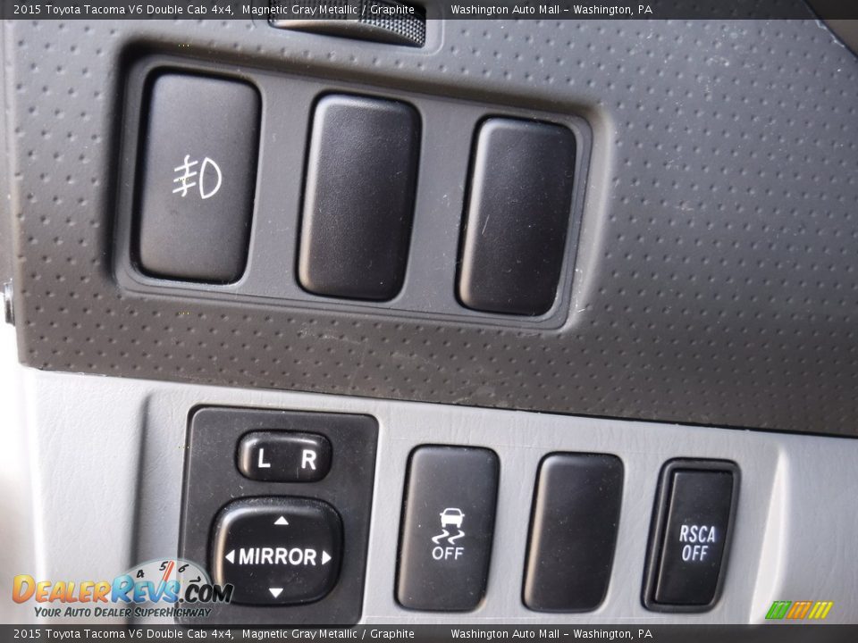 2015 Toyota Tacoma V6 Double Cab 4x4 Magnetic Gray Metallic / Graphite Photo #13