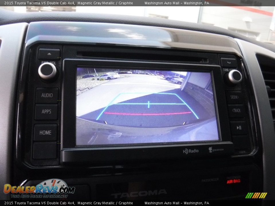 2015 Toyota Tacoma V6 Double Cab 4x4 Magnetic Gray Metallic / Graphite Photo #17