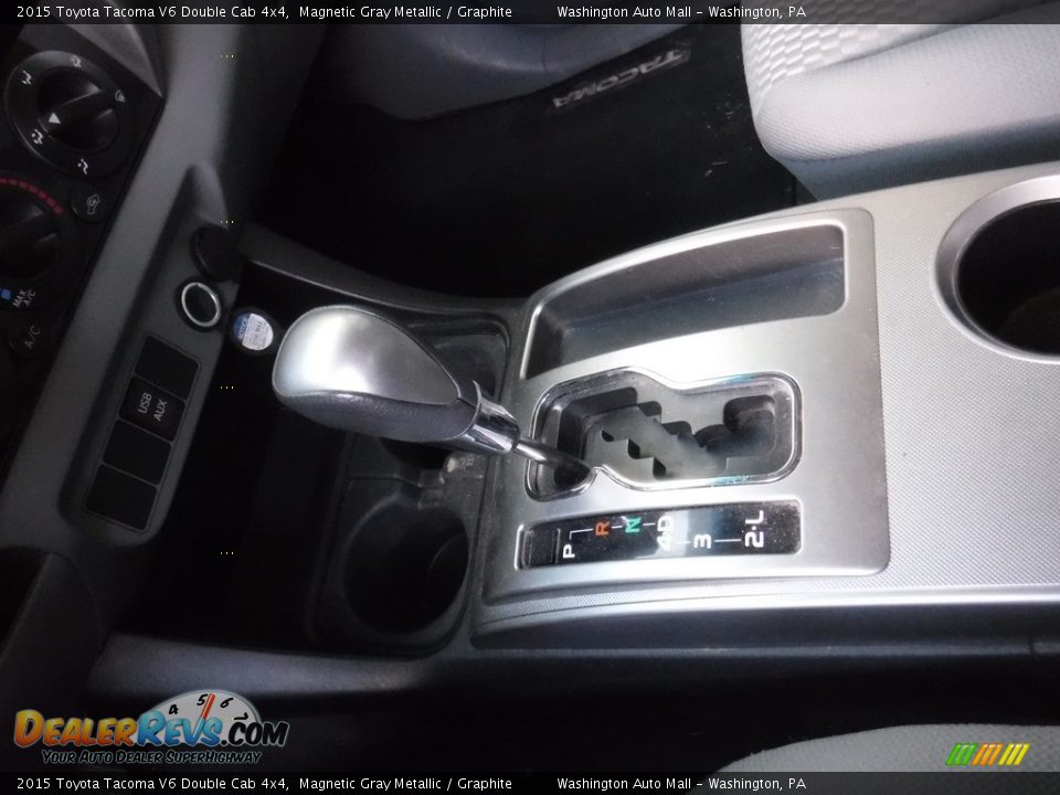2015 Toyota Tacoma V6 Double Cab 4x4 Magnetic Gray Metallic / Graphite Photo #19