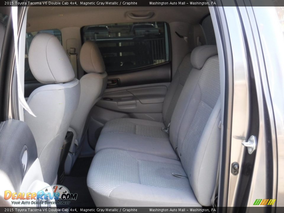2015 Toyota Tacoma V6 Double Cab 4x4 Magnetic Gray Metallic / Graphite Photo #22