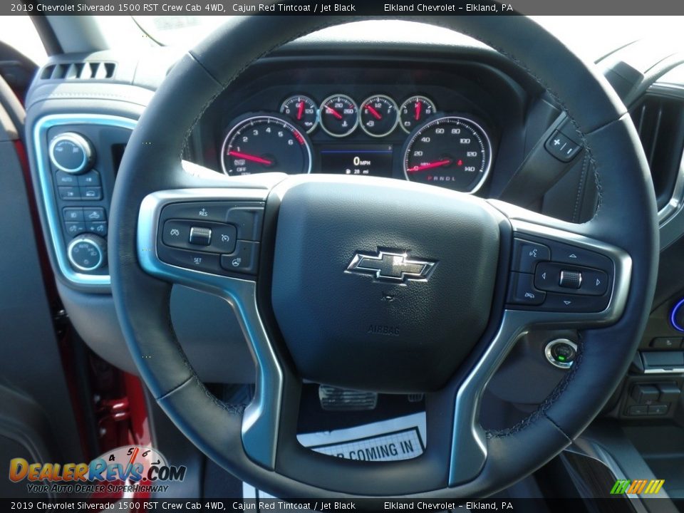 2019 Chevrolet Silverado 1500 RST Crew Cab 4WD Cajun Red Tintcoat / Jet Black Photo #23