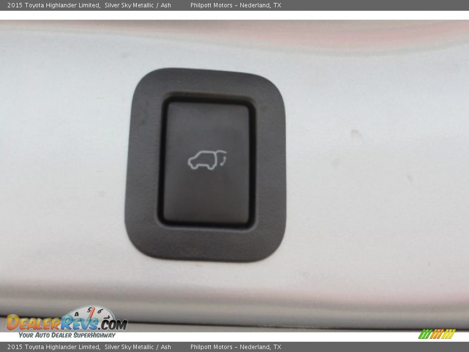 2015 Toyota Highlander Limited Silver Sky Metallic / Ash Photo #20