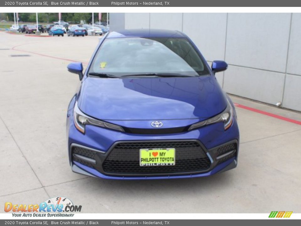 2020 Toyota Corolla SE Blue Crush Metallic / Black Photo #3