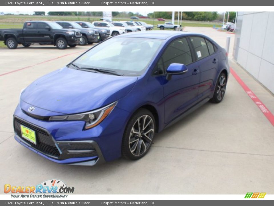 2020 Toyota Corolla SE Blue Crush Metallic / Black Photo #4