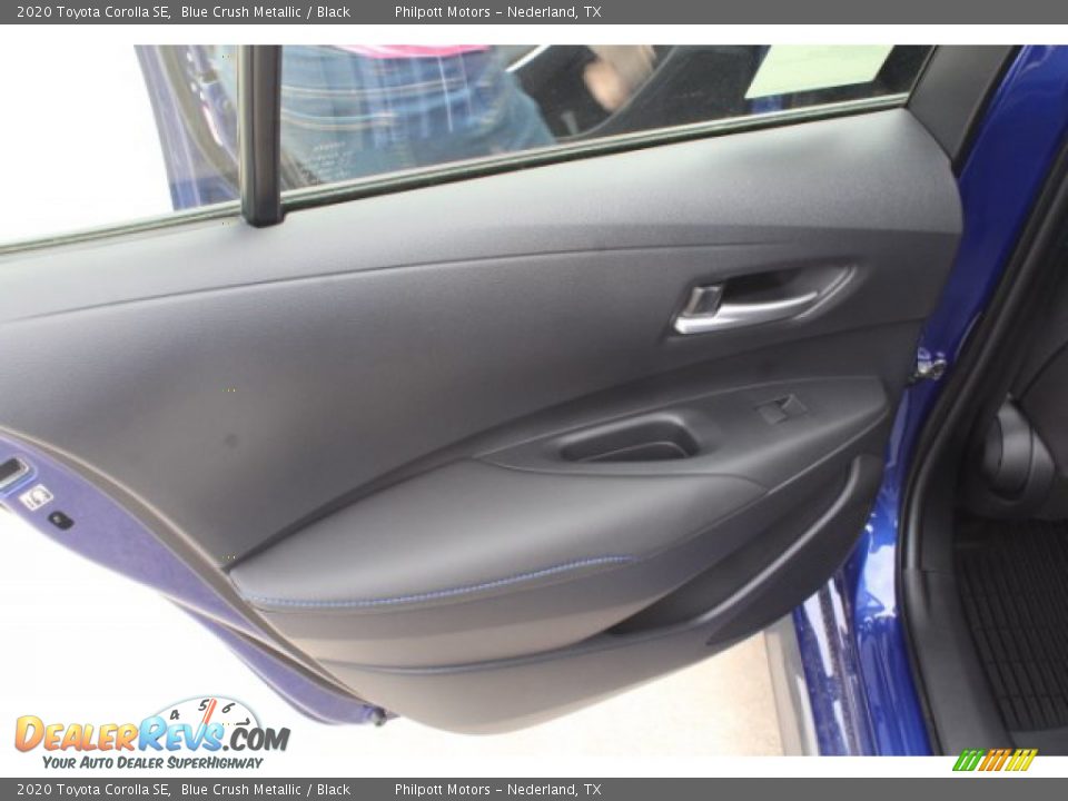 2020 Toyota Corolla SE Blue Crush Metallic / Black Photo #16