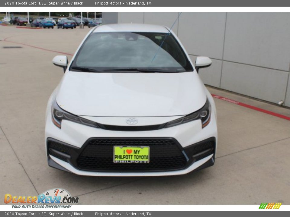 2020 Toyota Corolla SE Super White / Black Photo #3