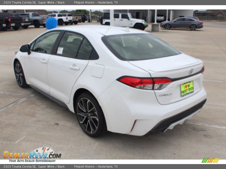 2020 Toyota Corolla SE Super White / Black Photo #6