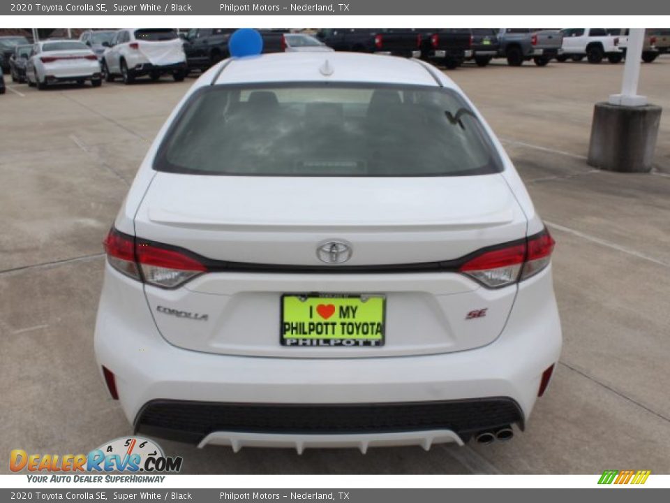 2020 Toyota Corolla SE Super White / Black Photo #7