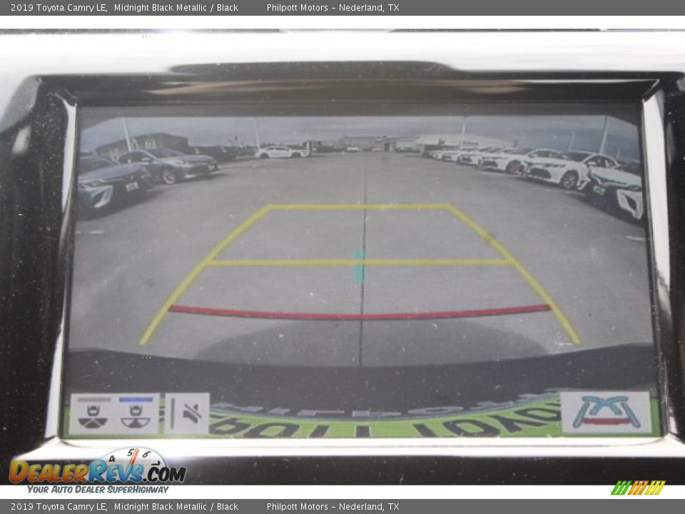 2019 Toyota Camry LE Midnight Black Metallic / Black Photo #14