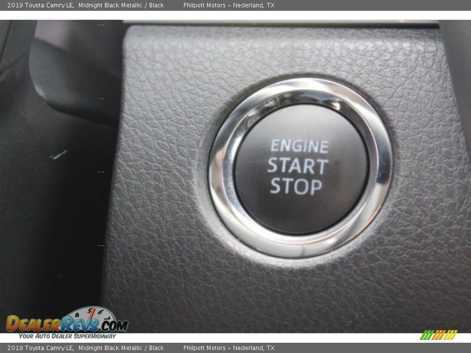 2019 Toyota Camry LE Midnight Black Metallic / Black Photo #15