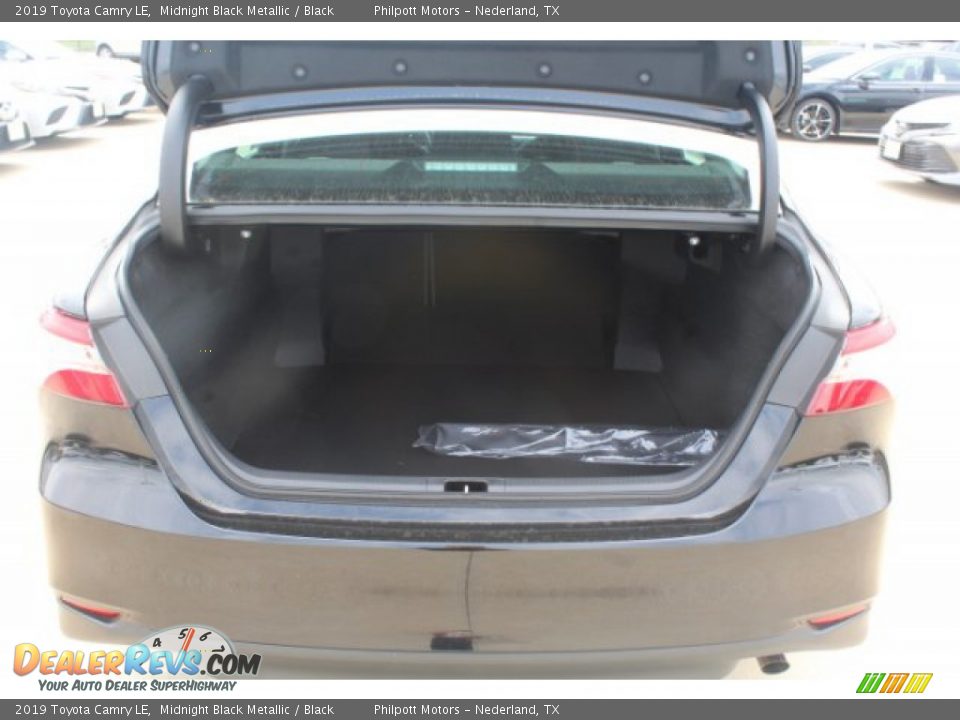 2019 Toyota Camry LE Midnight Black Metallic / Black Photo #22