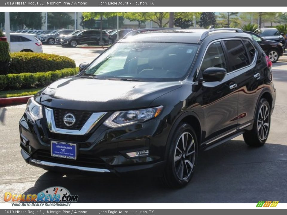 2019 Nissan Rogue SL Midnight Pine / Almond Photo #3