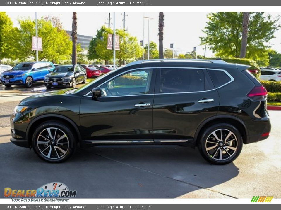 2019 Nissan Rogue SL Midnight Pine / Almond Photo #4