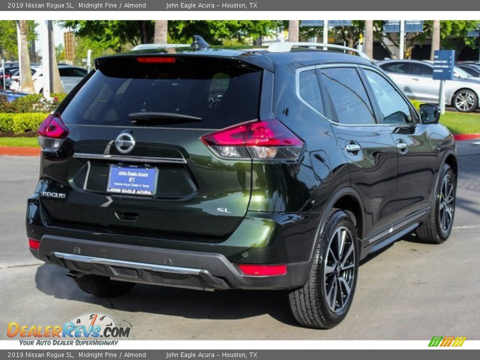 2019 Nissan Rogue SL Midnight Pine / Almond Photo #7