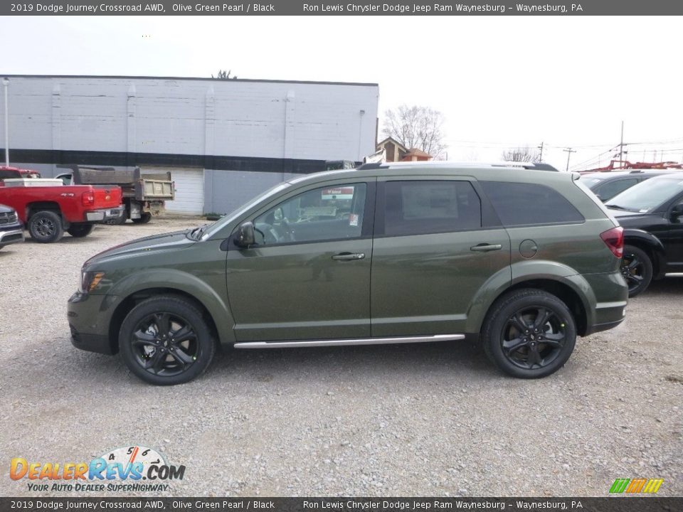 2019 Dodge Journey Crossroad AWD Olive Green Pearl / Black Photo #2