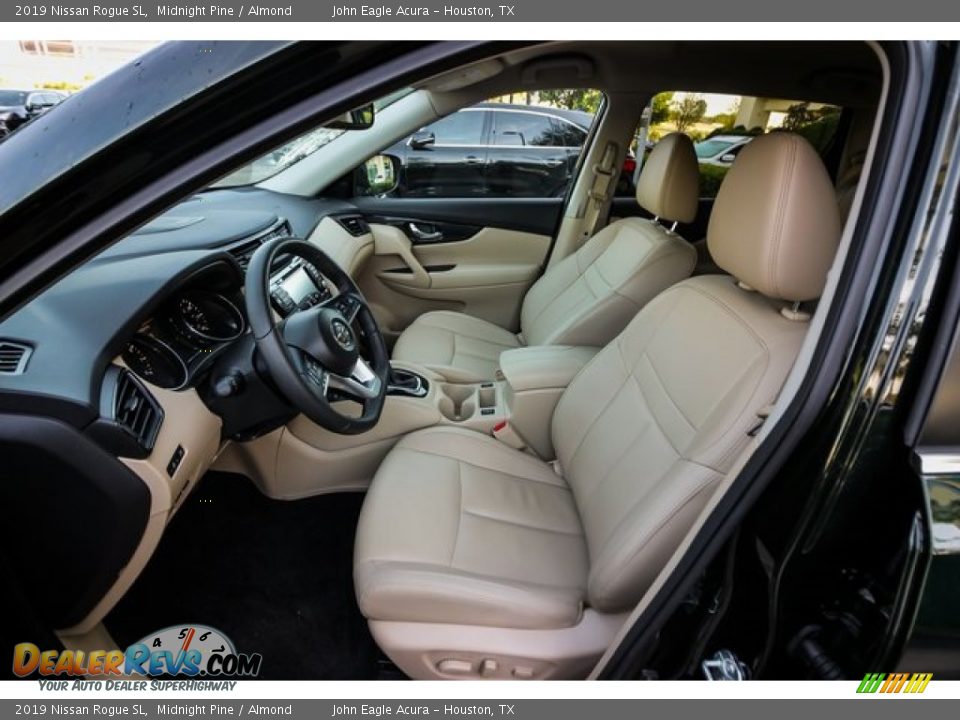 2019 Nissan Rogue SL Midnight Pine / Almond Photo #20