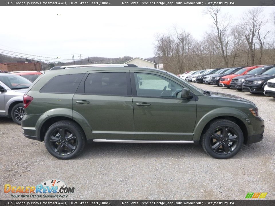 Olive Green Pearl 2019 Dodge Journey Crossroad AWD Photo #6