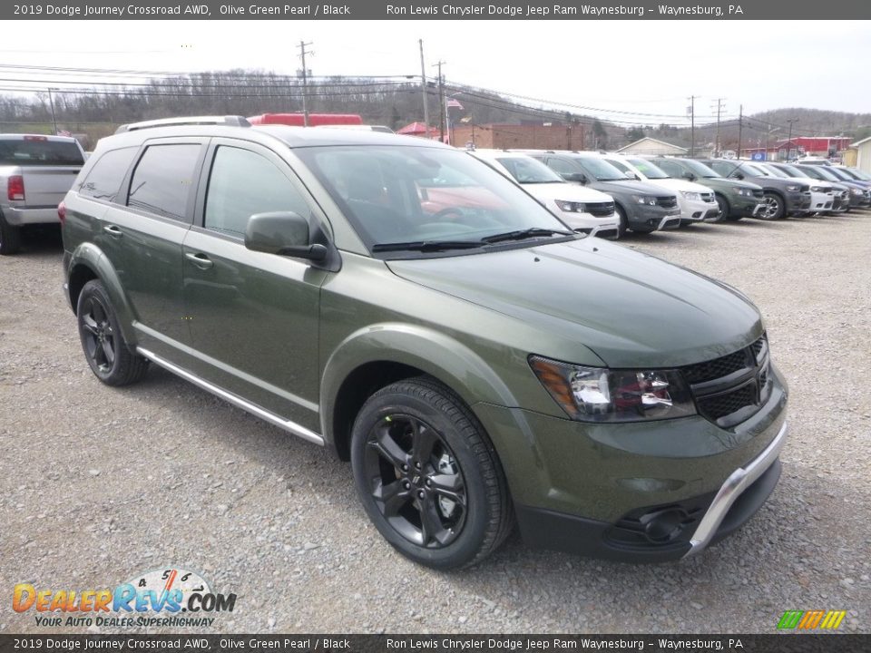 Olive Green Pearl 2019 Dodge Journey Crossroad AWD Photo #7