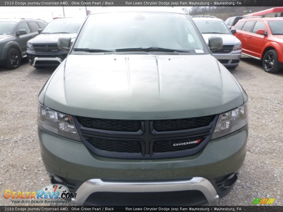 2019 Dodge Journey Crossroad AWD Olive Green Pearl / Black Photo #8