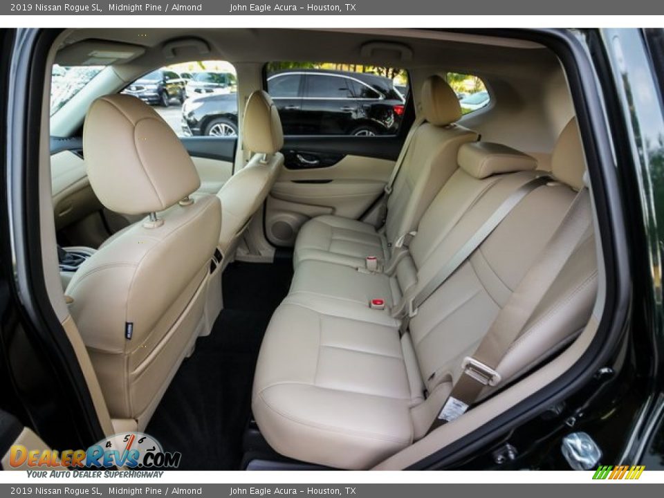 2019 Nissan Rogue SL Midnight Pine / Almond Photo #22