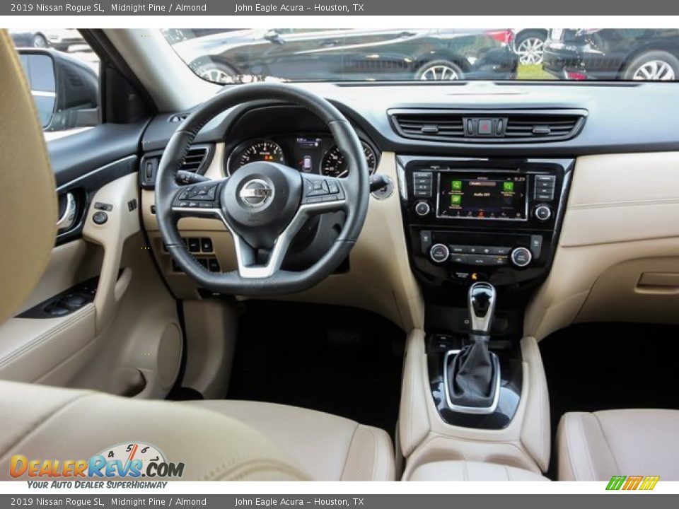 2019 Nissan Rogue SL Midnight Pine / Almond Photo #30