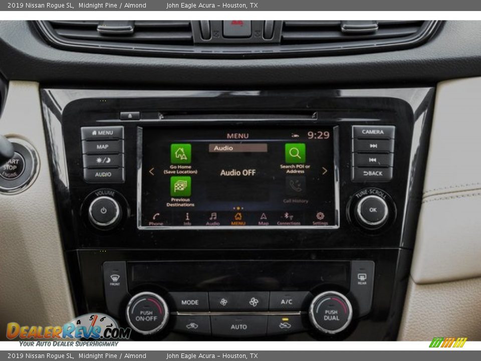 2019 Nissan Rogue SL Midnight Pine / Almond Photo #32