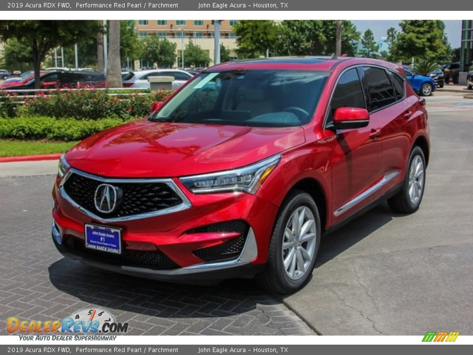 2019 Acura RDX FWD Performance Red Pearl / Parchment Photo #3