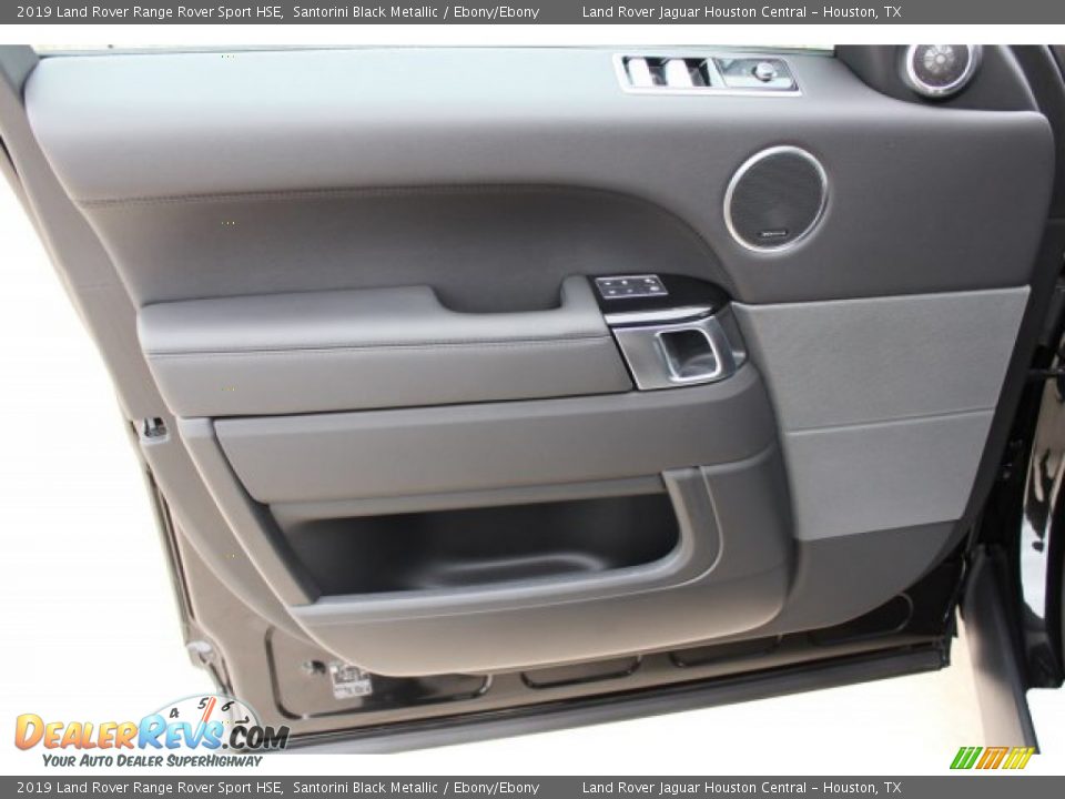 2019 Land Rover Range Rover Sport HSE Santorini Black Metallic / Ebony/Ebony Photo #11