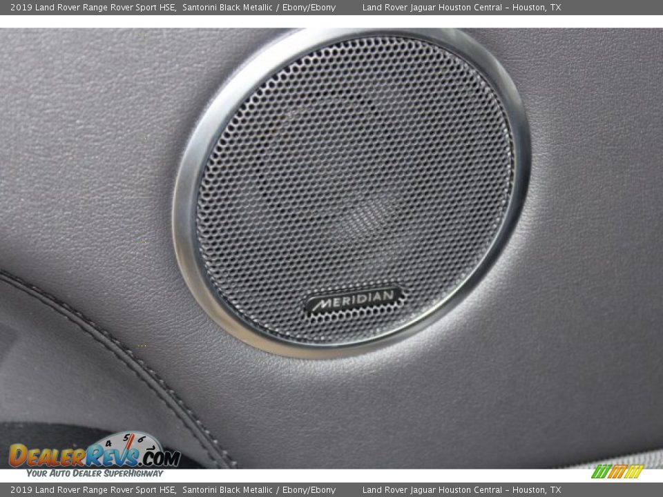 2019 Land Rover Range Rover Sport HSE Santorini Black Metallic / Ebony/Ebony Photo #12