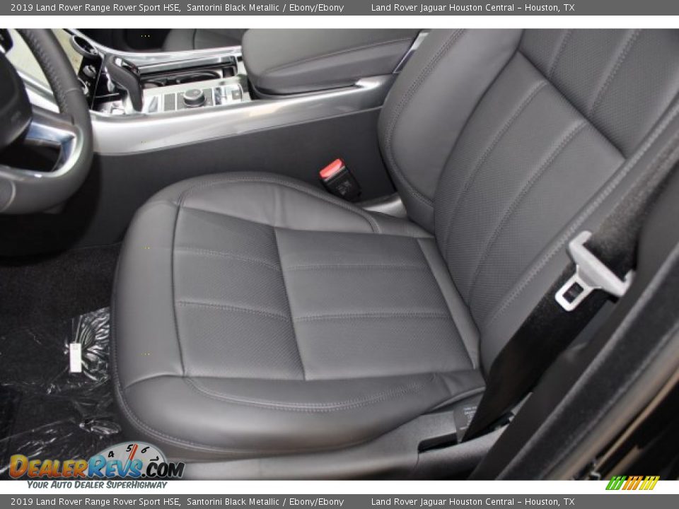2019 Land Rover Range Rover Sport HSE Santorini Black Metallic / Ebony/Ebony Photo #13