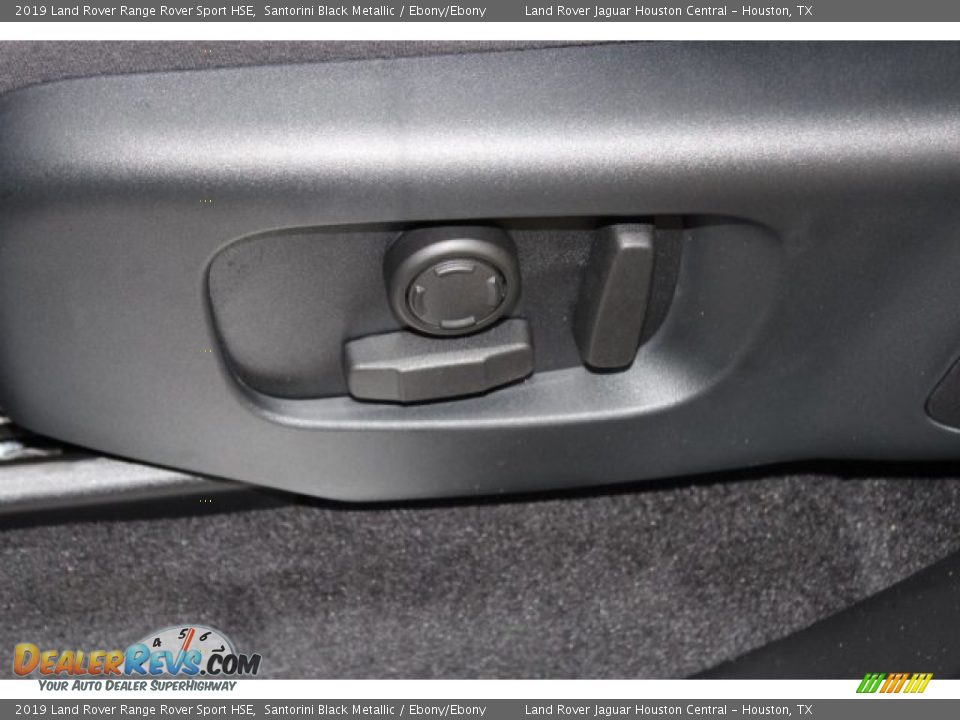2019 Land Rover Range Rover Sport HSE Santorini Black Metallic / Ebony/Ebony Photo #14