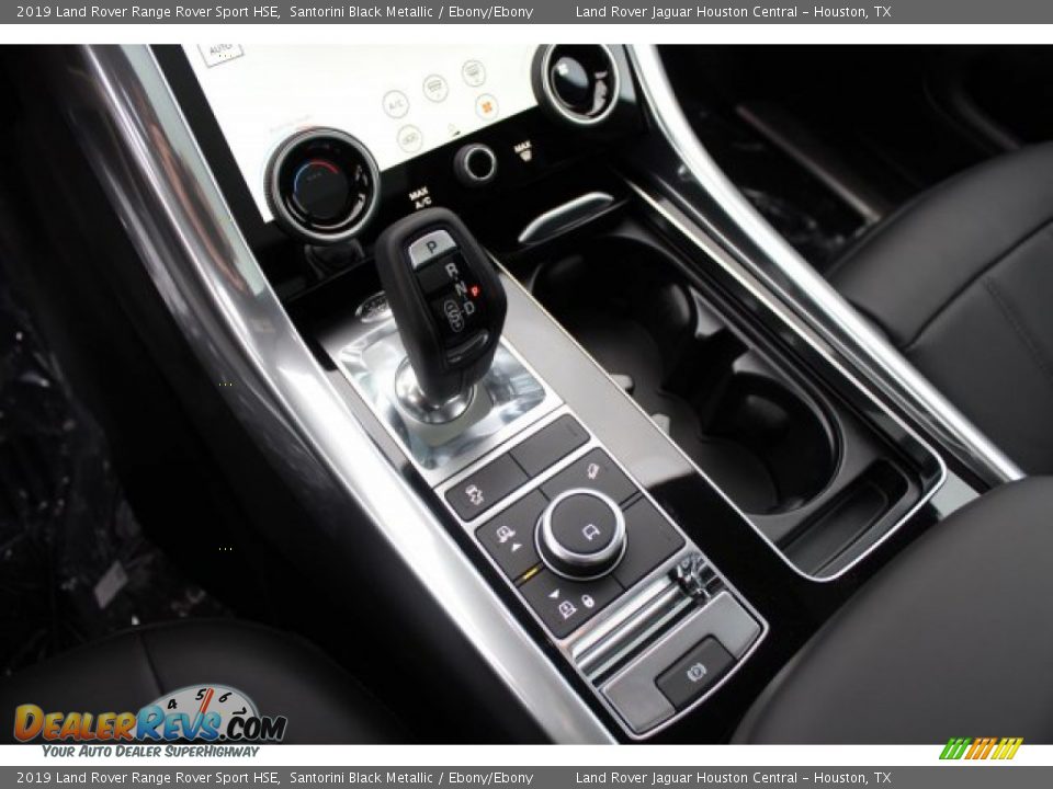 2019 Land Rover Range Rover Sport HSE Santorini Black Metallic / Ebony/Ebony Photo #17