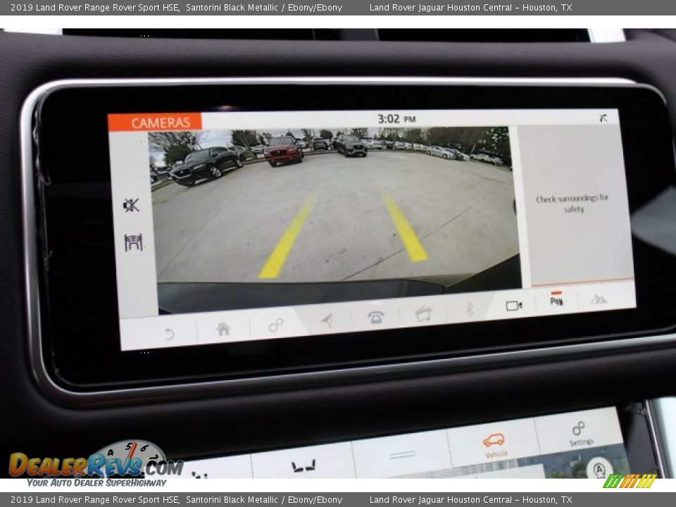 2019 Land Rover Range Rover Sport HSE Santorini Black Metallic / Ebony/Ebony Photo #20