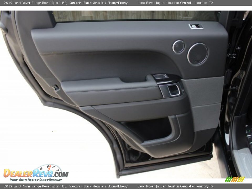 2019 Land Rover Range Rover Sport HSE Santorini Black Metallic / Ebony/Ebony Photo #23