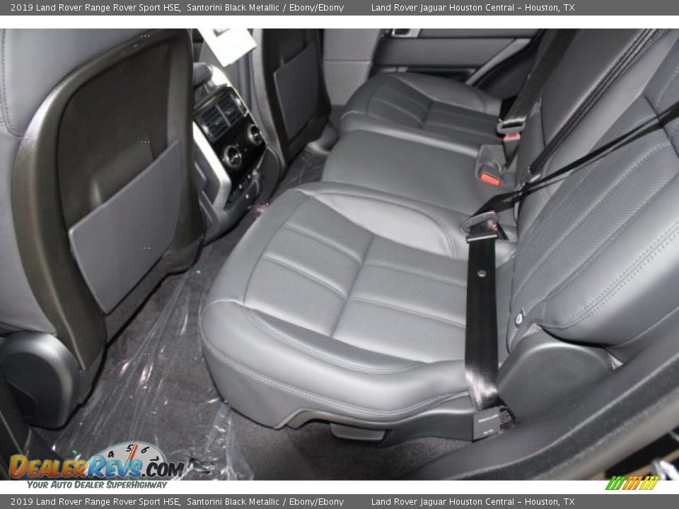 2019 Land Rover Range Rover Sport HSE Santorini Black Metallic / Ebony/Ebony Photo #24