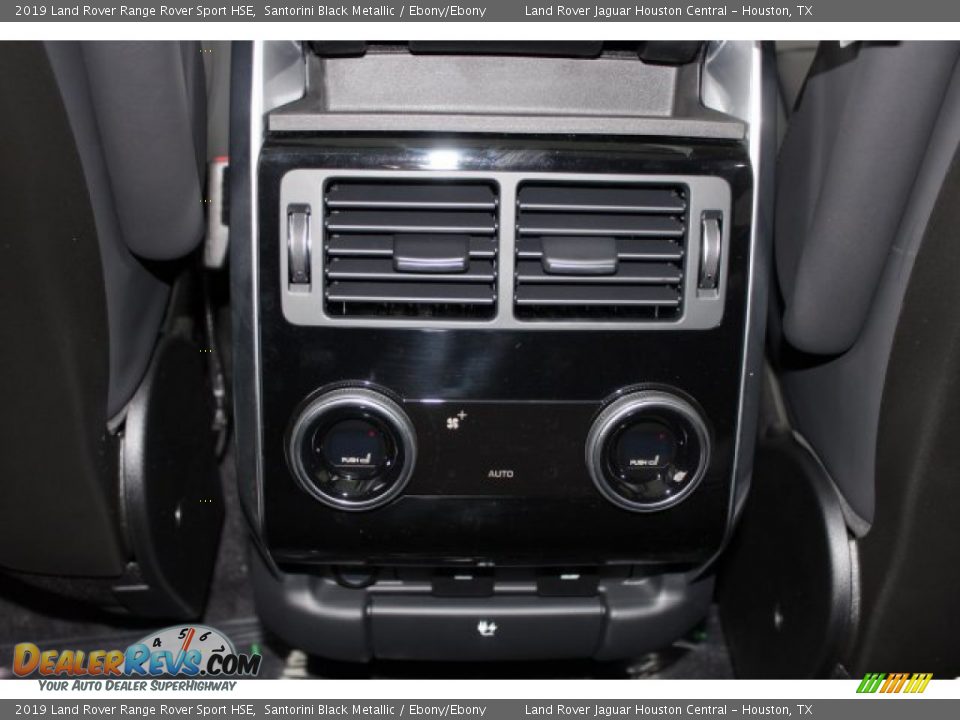 2019 Land Rover Range Rover Sport HSE Santorini Black Metallic / Ebony/Ebony Photo #25