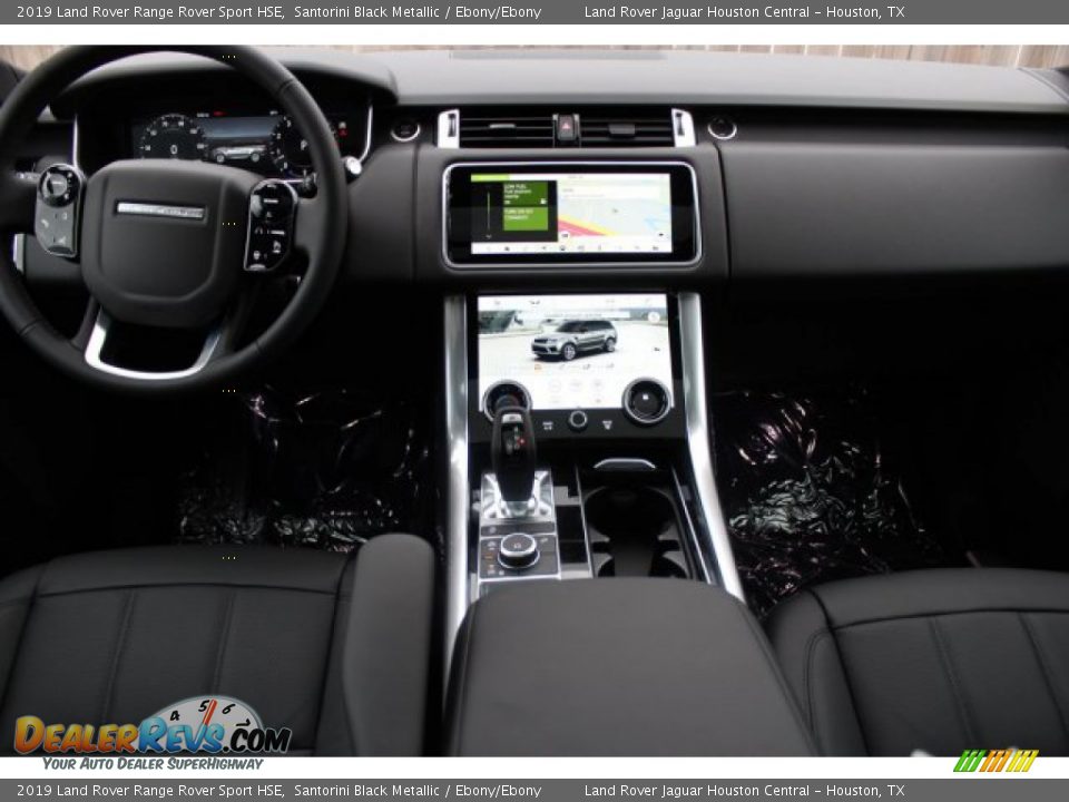 2019 Land Rover Range Rover Sport HSE Santorini Black Metallic / Ebony/Ebony Photo #26