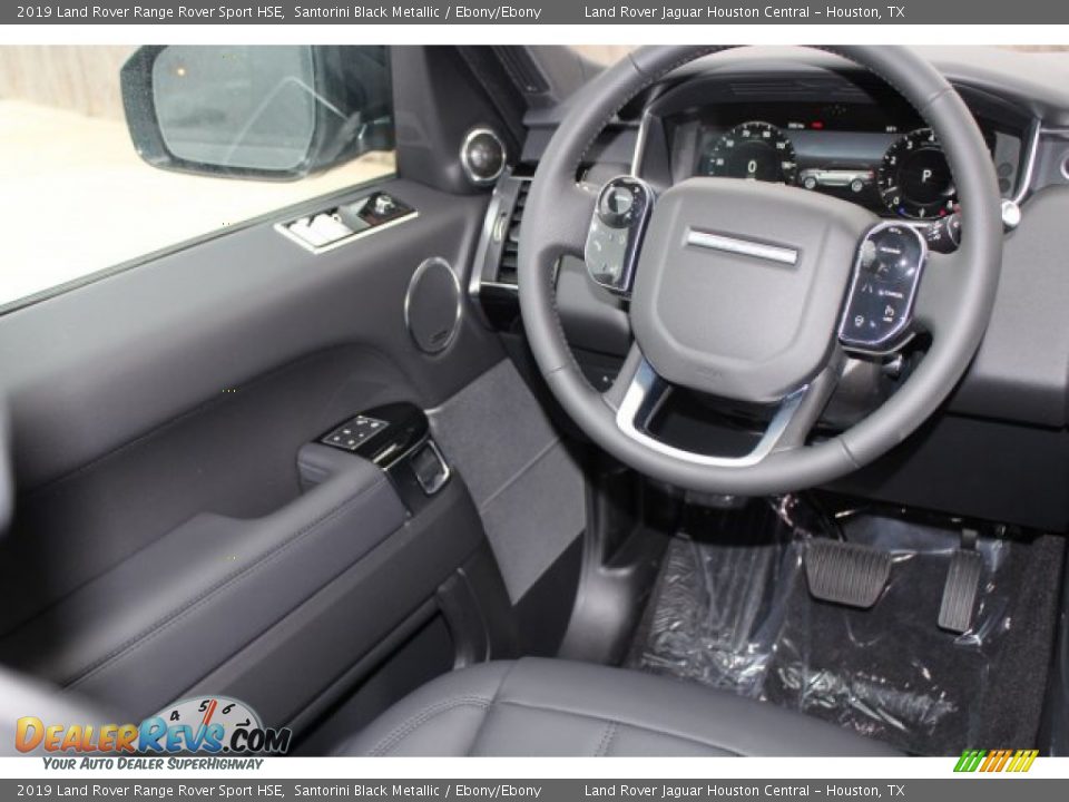 2019 Land Rover Range Rover Sport HSE Santorini Black Metallic / Ebony/Ebony Photo #27