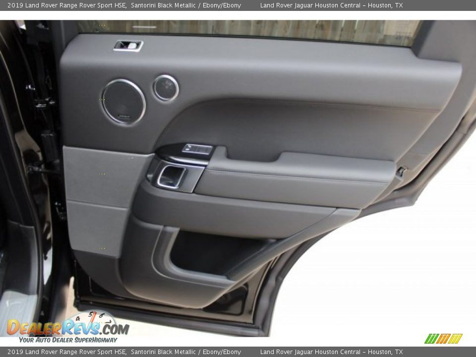 2019 Land Rover Range Rover Sport HSE Santorini Black Metallic / Ebony/Ebony Photo #28