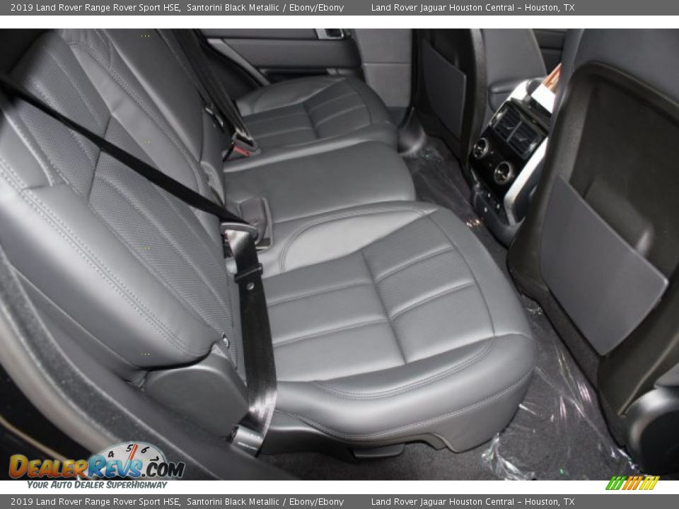 2019 Land Rover Range Rover Sport HSE Santorini Black Metallic / Ebony/Ebony Photo #29