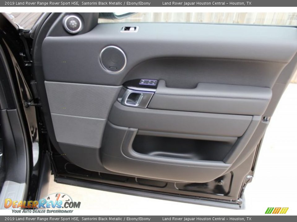 2019 Land Rover Range Rover Sport HSE Santorini Black Metallic / Ebony/Ebony Photo #30