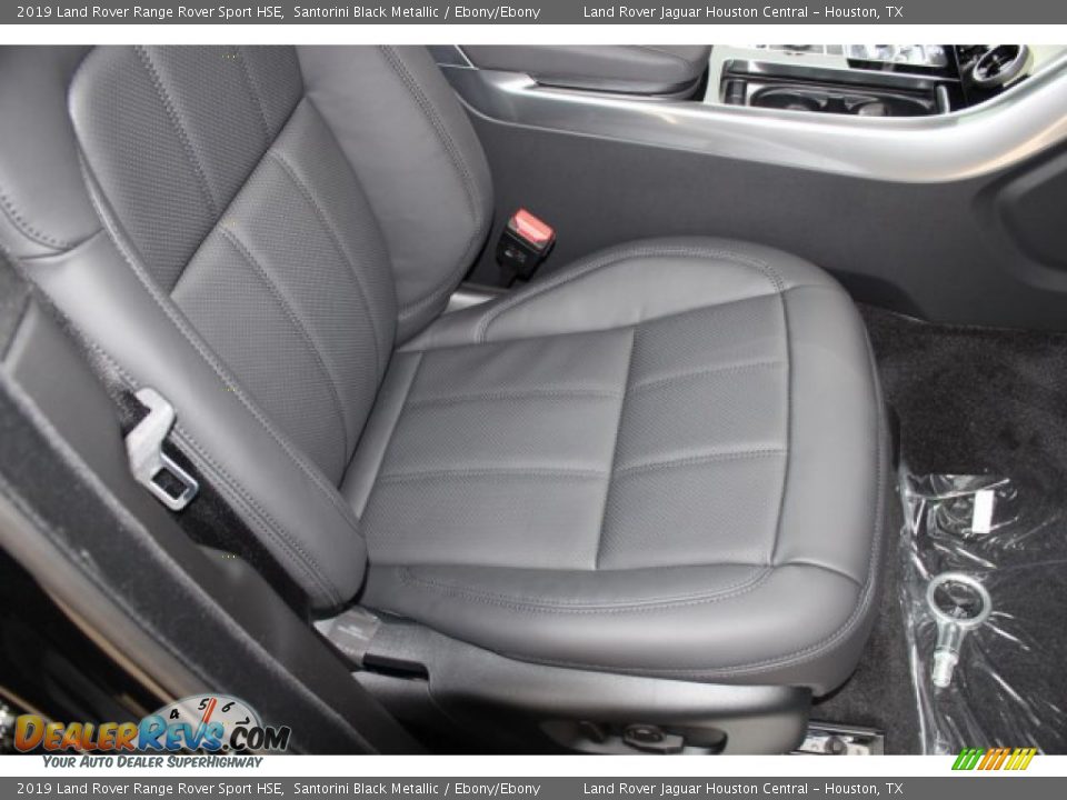 2019 Land Rover Range Rover Sport HSE Santorini Black Metallic / Ebony/Ebony Photo #31