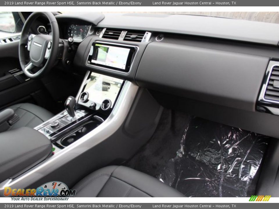 2019 Land Rover Range Rover Sport HSE Santorini Black Metallic / Ebony/Ebony Photo #32